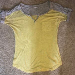 Xs Express color block tee.